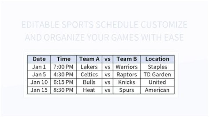 Master 10 Play's Free Sports Schedule: Never Miss a Game