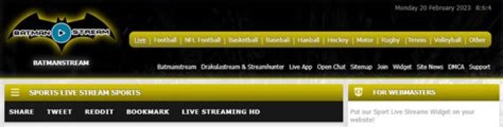 Top 10 Free Streaming Sites Like BatmanStream for Live Sports in 2024